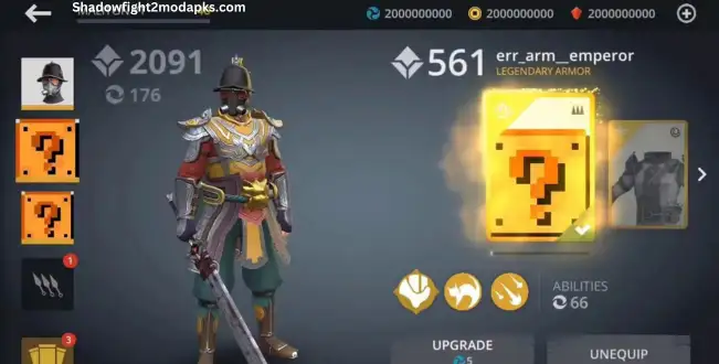 Shdaow Fight 3 unlocked everything